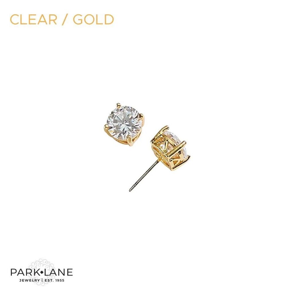 Park Lane | Clear/Gold Impression Earrings